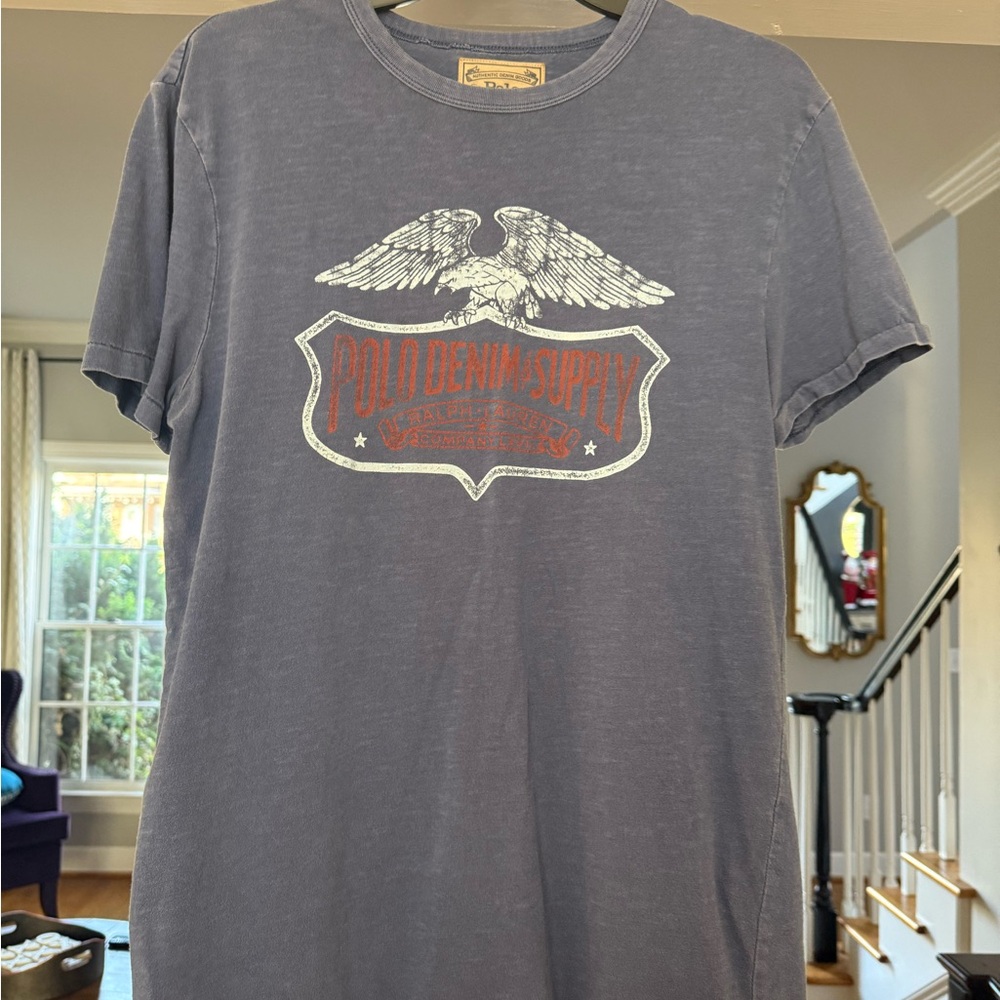 Ralph Lauren Gray Graphic Tee